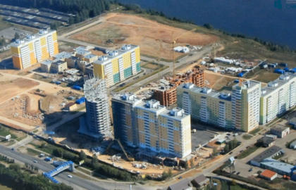 Массовая застройка домами с применением СМК  микрорайон в городе Киров
