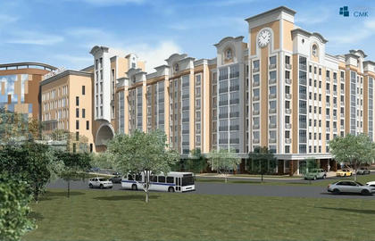 Жилая группа домов переменной этажности 7-9 этажей в Московской области Красногорском районе
